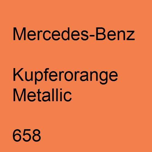 Mercedes-Benz, Kupferorange Metallic, 658.